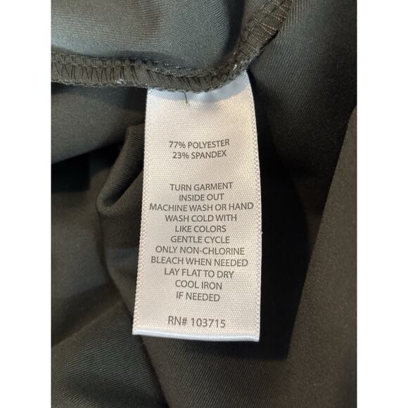 joie pull on cropped ankle pants trousers casual Athleisure Large Stretch Olive - Picture 6 of 6